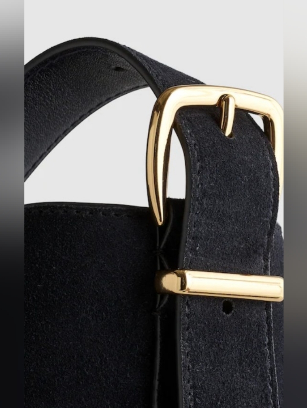 Madewell Suede Essentials Bucket Tote - Picture 4 of 6